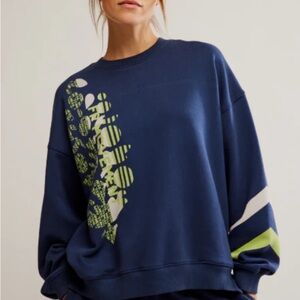 Free People Movement All Star Logo Pullover NWT - large